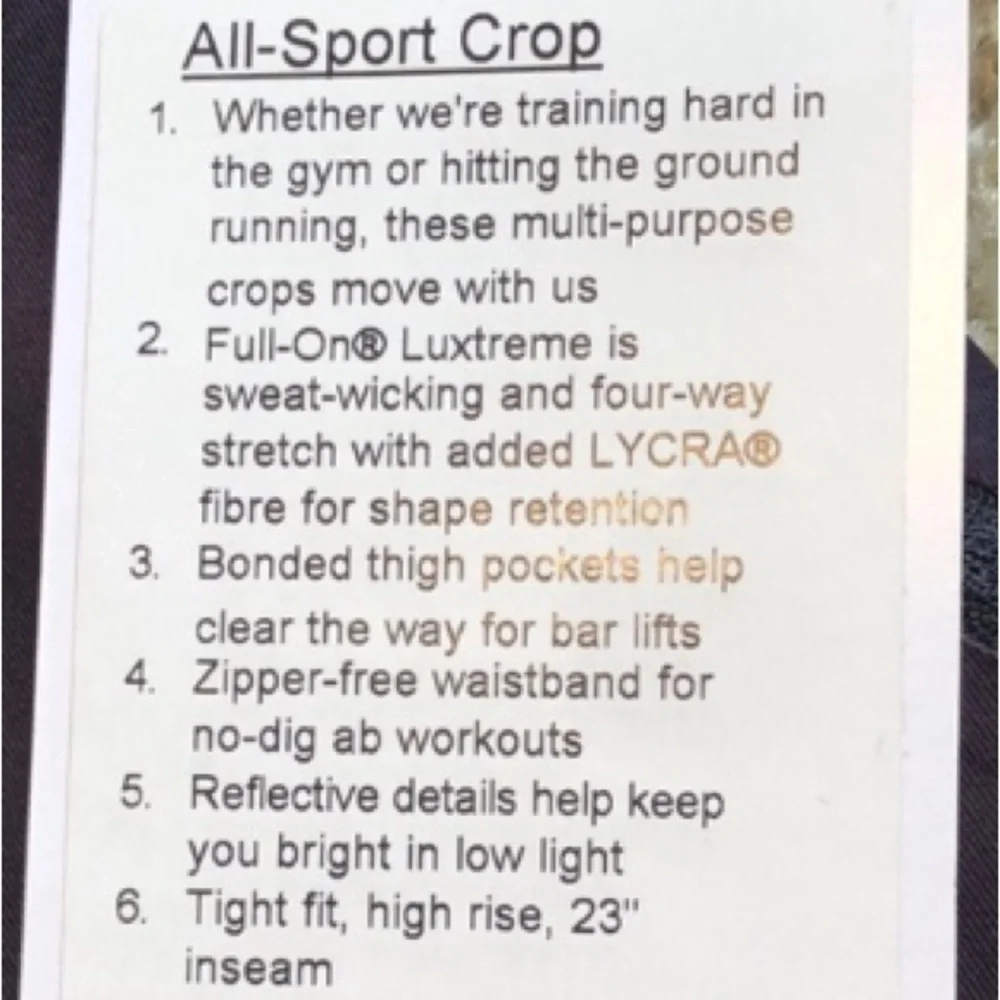 3. Lululemon All Sport Crop Leggings Back Spin Stroke Purple